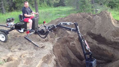 can you build a pond with a skid steer|digging a pond with backhoe.